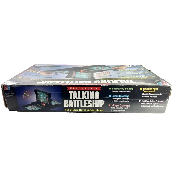 Vintage 1989 Electronic Talking Battleship Milton Bradley Complete Tested - Picture 12 of 12